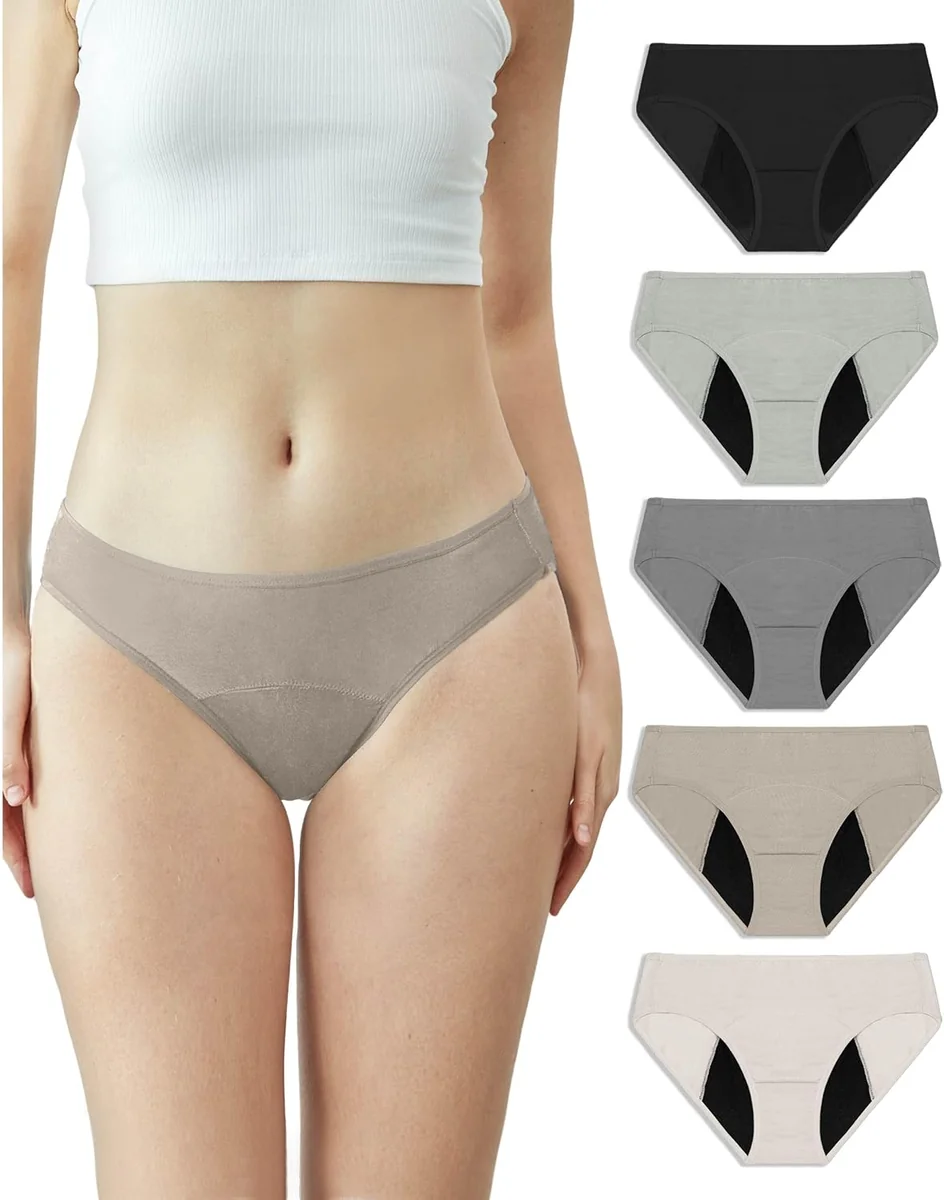 Majtki menstruacyjne damskie Neione 5 szt. rozmiar S średnia chłonność