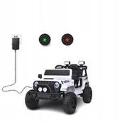 Pojazdy elektryczne dla dzieci - Ładowarka 12V 2000mA Do Auta na Akumulator z diodą LED Zasilacz adapter - miniaturka - grafika 1