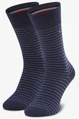 Skarpetki męskie - Tommy Hilfiger Skarpety Męskie 39-42 Paseczki Jeans - miniaturka - grafika 1