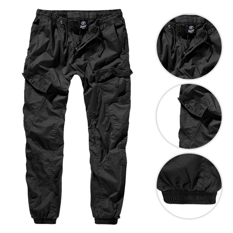 Brandit Spodnie Joggery Ray Vintage Czarne - L