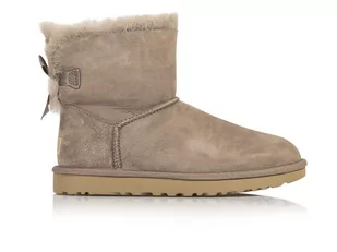 Buty UGG Mini Bailey Bow II 1016501-CRBO 37 - Botki damskie - miniaturka - grafika 1