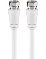 Kable komputerowe i do monitorów - Goobay Sat kabel antenowy (Class A, 85 dB), 2X ekranowany; Sat kabel antenowy (Class A, 85 dB), 2X ekranowany, 10 m, biały - wtyczka F > wtyczka F (całkowicie ekranowana) 4040849666254 - miniaturka - grafika 1