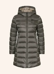 Blauer Płaszcz Puchowy Agnes grau - Płaszcze damskie - miniaturka - grafika 1