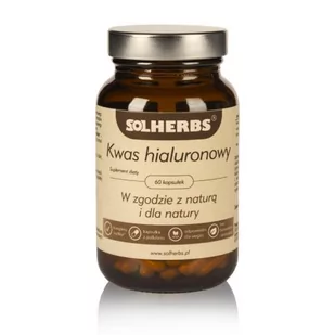 SOLHERBS Kwas hialuronowy, 60kaps. - Stawy, mięśnie, kości - miniaturka - grafika 1
