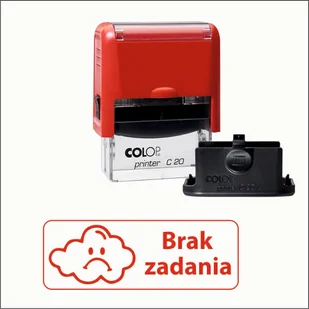 Pieczątka BRAK ZADANIA dla nauczycieli, szkoła, oceny, Colop Compact 20 - Pieczątki - miniaturka - grafika 1