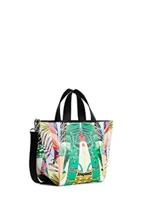 Torebki damskie - Desigual Womens BOLS_Virtual PINK VALDIVIA Shopping Bag, Green, One Size - grafika 1