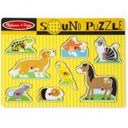 Puzzle - Melissa & Doug Drewniane Puzzle Zwierzęta Pupile Klocki Melissa - miniaturka - grafika 1