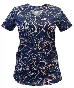 Bluza medyczna W16 elastyczna bawełna roz. XS - Bluzy damskie - miniaturka - grafika 1