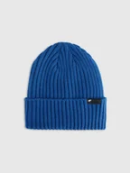 Czapki męskie - 4F Czapka zimowa Thinsulate męska - niebieska M - miniaturka - grafika 1