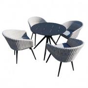 Meble ogrodowe - SIT GREY VERONA - aluminiowy zestaw sof 4+1 - miniaturka - grafika 1