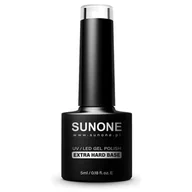 Lakiery do paznokci - Sunone UV/LED Gel Polish Base baza pod lakier hybrydowy Extra Hard 5ml - miniaturka - grafika 1