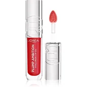 Błyszczyki do ust - L'Oréal Paris Plump Ambition Hyaluron Lip Oil Olejek do ust 5 ml Odcień 380 Rouge In Love - miniaturka - grafika 1