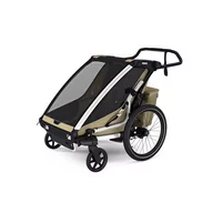 Wózki dziecięce - Wózek dziecięcy Thule Chariot Cross 2 double faded khaki - miniaturka - grafika 1