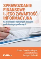Filozofia i socjologia - Sprawozdanie finansowe i jego zawartość informacyjna - miniaturka - grafika 1