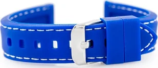 Pasek gumowy do zegarka U20 - niebieski 18mm - Akcesoria do smartwatchy - miniaturka - grafika 1