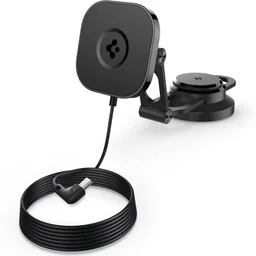 Spigen Uchwyt samochodowy OneTap Pro ITT90W-3 Qi 7.5W do Tesla Model 3 / Y / X / S do iPhone z MagSafe, czarny - Uchwyty samochodowe do telefonów - miniaturka - grafika 1