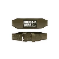 Pasy kulturystyczne - 4 Inch Padded Leather Lifting Belt - skórzany pas kulturystyczny z klamrą - miniaturka - grafika 1