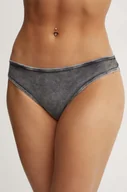 Majtki damskie - Diesel figi UFPN-D-OVAL-HIGH-WAISTED kolor szary A15364.0LKAR - miniaturka - grafika 1