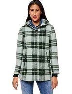 Płaszcze damskie - Street One Damski A201718 płaszcz damski z kapturem, czarny, 44, czarny - miniaturka - grafika 1