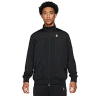 Kurtki męskie - Nike Męska kurtka M Nkct Heritage Suit JKT, czarny, S - miniaturka - grafika 1