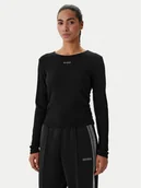 Bluzki damskie - Guess Bluzka V6RP08 KD932 Czarny Slim Fit - miniaturka - grafika 1