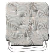 Meble modułowe i akcesoria - Dekoria Siedzisko Olek na krzesło beżowo kremowe liście palmy na białym tle w 42 × 41 × 3,5 cm Gardenia 225-142-14 - miniaturka - grafika 1
