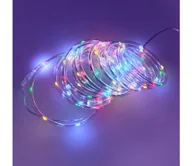 Lampy ogrodowe - Świąteczny łańcuch LED na zewnątrz 100xLED/3xAA 5,45 m IP44 wielokolorowy - miniaturka - grafika 1