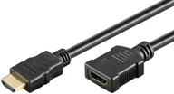 Kable komputerowe i do monitorów - Goobay 61313 kabel HDMI 5 m HDMI Typu A (Standard) Czarny 61313 - miniaturka - grafika 1