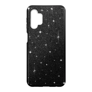 Samsung Galaxy A13 brokatowe etui zdejmowane warstwy półsztywne czarne - Etui i futerały do telefonów - miniaturka - grafika 1