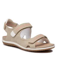 Sandały damskie - Geox Sandały D Sand.Vega A D52R6A 000EK C6029 Taupe - miniaturka - grafika 1