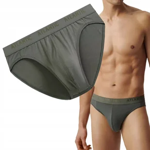 SLIPY MĘSKIE bawełniane dopasowane sportowy krój Atlantic *XL - Majtki męskie - miniaturka - grafika 1