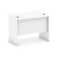 Biurka - B2B Partner Biurko proste, długość 1000 mm, biały 437432 - miniaturka - grafika 1