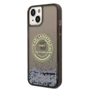 Etui ochronne na telefon Karl Lagerfeld KLHCP14SLCRSGRK do Apple iPhone 14 6,1" czarny/black hardcase Liquid Glitter RSG - Etui i futerały do telefonów Etui ochronne na telefon Karl Lagerfeld KLHCP14SLCRSGRK do Apple iPhone 14 6,1" czarny/black hardcase Liquid Glitter RSG - Etui i futerały do telefonów - miniaturka - grafika 2