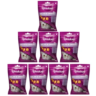 WHISKAS Relaks i Odprężenie 8x45g - przysmak dla kota, z kurczakiem - Przysmaki dla kotów - miniaturka - grafika 1