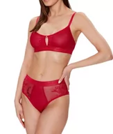 Sukienki - KARL LAGERFELD Damska sukienka z koronką Culottes Cheeky, czerwona, M (DE) - miniaturka - grafika 1