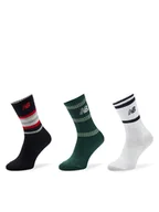 Skarpetki dla dzieci - New Balance Zestaw 3 par wysokich skarpet dziecięcych LAS49363 Kolorowy - miniaturka - grafika 1