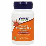 Witaminy i minerały - Now Foods NOW Chewable Vitamin D-3 5,000 IU 120tabs - miniaturka - grafika 1
