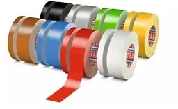 Tesa 4651 czerwona taśma tekstylna, 50 mm x 50 m - Taśmy klejące - miniaturka - grafika 1