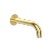 Wylewki do baterii - Excellent Delta PI wylewka wannowa ścienna złoty połysk - miniaturka - grafika 1