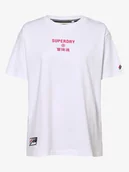 Koszulki i topy damskie - Superdry - T-shirt damski, biały - miniaturka - grafika 1