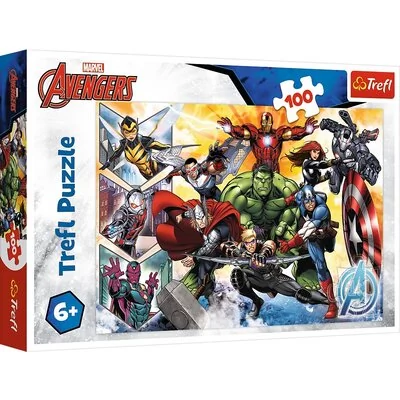Trefl PAP Puzzle 100 Siła Avengersów Disney Marvel The Avengers 16431 - PAP