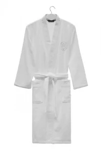 Męski szlafrok PALATINE Biały M - Szlafroki męskie - miniaturka - grafika 1