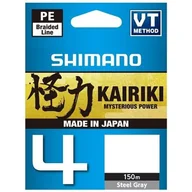 Inne akcesoria dla wędkarzy - SHIMANO Kairiki 4 0,23mm 18,6kg 150m Steel Gray - miniaturka - grafika 1
