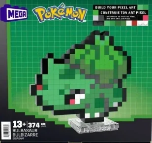 Mega Pokemon - Bulbasaur HTH75 - Mattel - Klocki - miniaturka - grafika 1