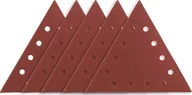 Materiały ścierne - Graphite Papier ścierny na rzep K180, trójkątny z 12 otworami, 5szt do szlifierki 59G264 - miniaturka - grafika 1