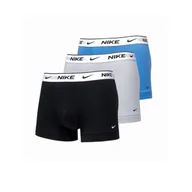 Majtki męskie - Bokserki męskie Nike Everyday Cotton Stretch Trunk 3 pary - miniaturka - grafika 1