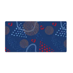 Mata ochronna na blat Miłosne gryzmoły 120x60 cm - Podkładki na biurko - miniaturka - grafika 1