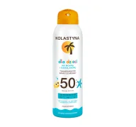 Balsamy i kremy do opalania - KOLASTYNA - Dla dzieci - Transparentny spray ochronny na mokrą i suchą skórę - SPF50 - 150 ml - miniaturka - grafika 1