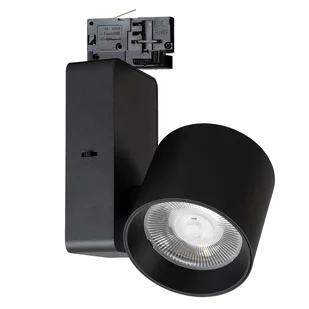 3-fazowa lampa sufitowa do szyn OIO ML1109 LED 35W 3000-4000K czarna - Lampy sufitowe - miniaturka - grafika 1