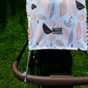 Akcesoria do wózków - Rollersy Rollersy - Osłona na wózek - Gold Dust Rose U - miniaturka - grafika 1